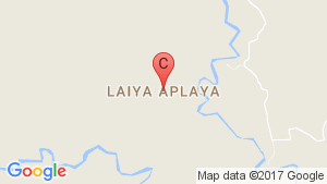 Playa Laiya location map